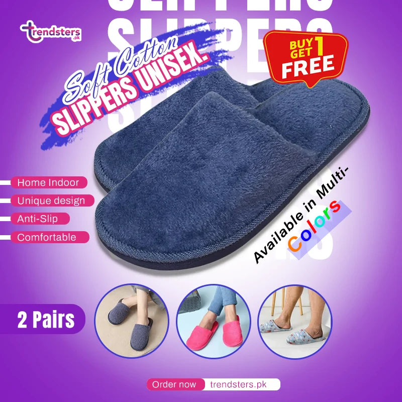 Soft Cotton Slippers