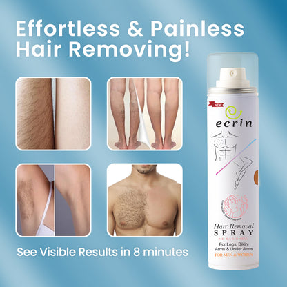 New Ecrin Hair Removal Foaming Spray (for men & women) - 200ml