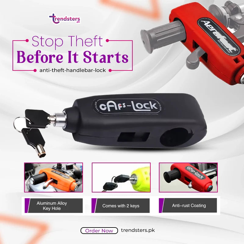 Anti Theft HandleBar Lock