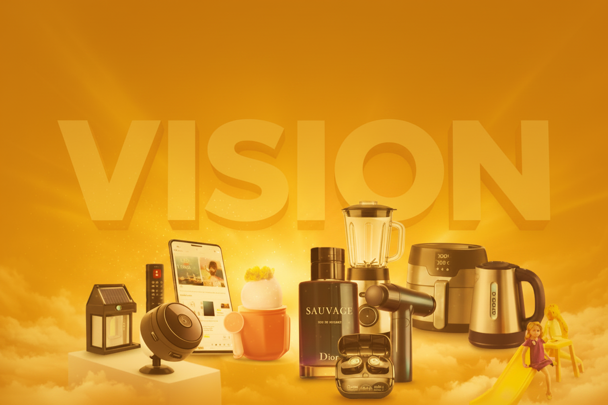Vision Banner Golden Orange